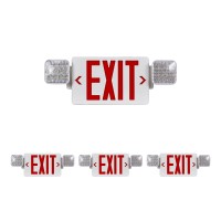 Cm Mzy Led Exit Sign With Emergency Lights Exit Sign Lights With Battery Backup Red Letter Emergency Exit Sign Lights With Two