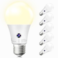 Sengled Dusk To Dawn Light Bulbs, A19 10.5W (75W Eqv.) Led Auto On Off Light Bulbs, 1200 Lumens, E26 Base, 3000K Warm White Bulb For Outdoor Lighting, Pack Of 6, Ul Listed