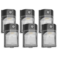 Yxl 6Pack 30W 3600Lm Led Wall Pack Lights With Dusk To Dawn Photocell Ac100277V 5000K Wall Pack Lights Outdoor Led Ip65 Water