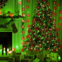 Tw Shine Red And Green Christmas Lights 1000 Led 328Ft Christmas Tree Lights Plug In With 8 Modes Remote Waterproof Xmas Strin