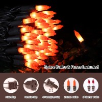 Lamphome Halloween String Light100 Count Incandescent Mini String Light In 196Ftindooroutdoor 120V Ul Certified Mini Light F