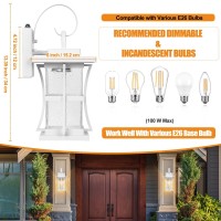 Dusk To Dawn Outdoor Wall Light Fixtures 2 Packs Exterior Waterproof Outdoor Lighting Porch Sconces Wall Mounted Lighting An