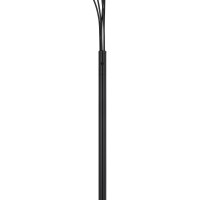 Chuck 82 Inch Modern Arc Floor Lamp, 5 Puck Lights, Dark Bronze Finish