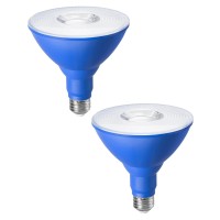 Edishine Par38 Blue Flood Light Bulb Dimmable Blue Led Light Bulb 18W120W Incandescent Equivalent Blue Flood Lights Bulb Fo