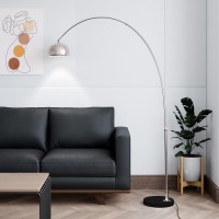 Item Description The Arco MidCentury Modern Arched Floor Lamp is an exquisite lighting fixture that combines style and functionality Standing at an impressive 76 inches in height this floor lamp is designed to make a statement in any living room or bedroo