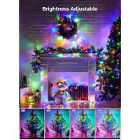 Smart Color Changing Christmas Tree Lights 66Feet 200Leds App Controlled Twinkle Lights With Rgb 16 Scene Modes Perfect For