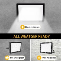 Xycn 2 Pack 300W Led Flood Light2000W Equivalent Super Bright 42 500Lm 5000K Daylight Ip66 Waterproof Security Outdoor Led Are