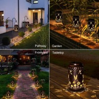 Pearlstar Hummingbird Lantern Hanging Solar Lights Outdoor Decorative Solar Lantern Waterproof For Table Patio Yard Garden Lawn