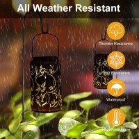 Pearlstar Hummingbird Lantern Hanging Solar Lantern Outdoor Decorative Solar Light Waterproof For Table Patio Yard Garden Lawn L