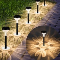 Maggift Solar Pathway Lights Outdoor, New Upgraded 10 Pack Solar Garden Lights, Ip44 Waterproof Auto On/Off Solar Powered Landscape Path Lights For Yard Lawn Patio Walkway Driveway (Warm White)