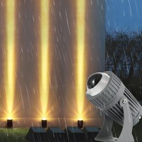 Rotation Spotlight - Led Beam Spotlight, 10W Ip66 Waterproof Landscape Lights, Led Beam Wall Washer Spotlights Long Throw Narrow Beam, For Building Exterior Wall Lighting, Weddings, Parties Lamp ( Col