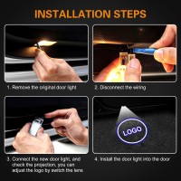 Fast and easy way to upgrade the look of your Cadillac This light replaces the OEM door light fixture and produces a factory like display