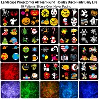 Fliti Brighter Halloween Decorations Projector Lights And Christmas Projector Outdoor 2024 Upgrade 19 Hd Effects 3D Ocean Wave