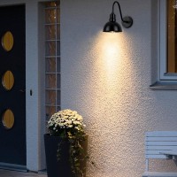 Eiunvgo Elevate Your Outdoor Atmosphere With Farmhouse Outdoor Gooseneck Barn Lights- Wall Mount