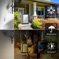 Aytpu Solar Lantern Outdoor Lights, Hanging Wireless Waterproof Solar Lights Upgraded Solar Cell And Aaa Battery Supply, Suitable For Indoors, Outdoors,Yards, Banquet Decorations (Tynd-D-Ds)