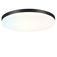 Dllt Dimmable Led Flush Mount Ceiling Light Fixture With Remote Black 13Inch 24W 3000K6000K Light Color Adjustable Modern Ult