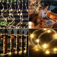 Wind Star Solar Rope Lights Outdoor 72Ft 200 Led Solar Powered Rope String Lights With Remote Control 8 Modes Ip67 Waterproof