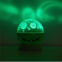 Idea Nuova Star Wars The Mandalorian Featuring Grogu Rotating Led Projection Kids Lamp And Nightlight