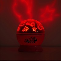 Idea Nuova Disney Minnie Mouse Rotating Led Projection Kids Lamp And Nightlight 488X 488X 55