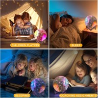 Brucepitt Moon Lamp Galaxy Lamp 71 Inch 16 Colors 3D Moon Light Moon Night Light For Adults Kids Babygifts For Women Girls Bo