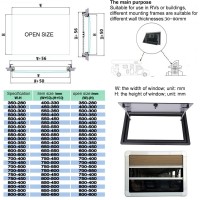 Caravan windows are a new design for caravans and motor homes Compared to the usual caravan side windows caravan windows are installed in half the time saving time and labour costs It is ideal for caravans mobile homes campers motorhomes and more Features