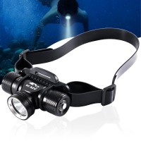 Aplos Hp900 Diving Headlamp Rechargeable 3000 Lumen Super Bright Scuba Dive Flashlight Swimming Headlight Ip68 Waterproof Pro