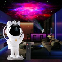 Star Projector, Astronaut Space Warrior Galaxy Night Light, Starry Nebula Ceiling Projection Lamp With Timer, Remote Control,Bedroom Decor Aesthetics,Party Ambient Lighting, Gifts For Kids And Adults