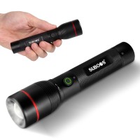 Suboos X50 Pro Led Rechargeable Flashlight Super Bright 15000 Lux Long Lasting Usbc Compact Heavy Duty Tactical 5 Modes