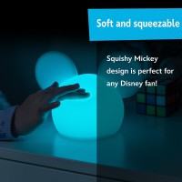 Disney Mickey Mouse Squishy Light Color Changing Night Light For Kids Usb Lamp Battery Operated Dimmable Ideal For Bedroom