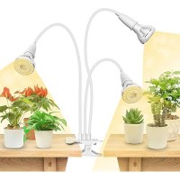 Sansi Led Grow Lights For Indoor Plants 450W Full Spectrum Clipon Gooseneck Grow Light With Ceramic Tech 30W Power Plant Ligh