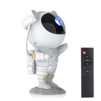 Astronaut Star Projector Galaxy Light With Timer And Remote Control, 360 Adjustable Starry Night Light Projector For Baby/Kids/Adults/Bedroom/Party/Home Decor/Game Room (White)