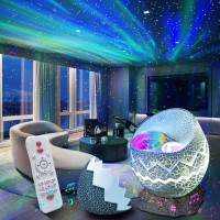 Rossetta Star Projector Galaxy Projector Led Lights For Bedroom Remote Control White Noise Night Light For Kids Room Adult