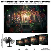 Yokgrass Halloween Projector Lights Outdoor, Waterproof Halloween Laser Projector Lights With Remote, Halloween Spotlight Decorations For Party Yard Garden Outdoor Indoor