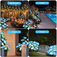 Yaodema Garden Lights Solar Flower Light Led Solar Powered Outdoor Light Decor For Path Yard Walkway Patio Balcony Lawn Hydran