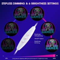 Gamer Neon Sign Bright And Dimmable Large Colorful Neon Light For Gaming Video Room Bedroom Wall Decor Usb Powered Led Game Ro