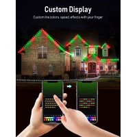 Probro 33Ft Smart Rgb C9 Led Christmas Lights With App Control 20 Modes Waterproof Extendable For Xmas Wedding Halloween D