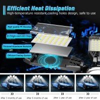 Vrtogthe Led Garage Light 2 Pack 260W 26000Lm Led Garage Ceiling Light With 81 Adjustable Panels And Constant Drive 6500K Sh