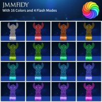 Jmmfidy Stitch Night Lights Stitch Gifts Childrens Room Decoration Christmas Gifts Childrens Day Gift 3D Led Intelligent Re