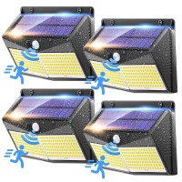 Solar Lights Outdoor Waterproof?240Led 1500Lm?Motion Sensor Outdoor Lights,3 Modes Solar Motion Sensor Light Outdoor, Ip65 Solar Flood Lights Outdoor,Security Lights Outdoor,Led Solar Outdoor Lights