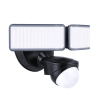 Gina.W Led Flood Lights Outdoor Motion Sensor Lights For Outside,6500K 2400Lm Ip65 Led Outdoor Motion Light,Dusk To Dawn Flood Lights Outdoor 24W 5000H Black