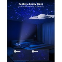 Govee Star Projector Star Light With 8 Replaceable Discs 38 Scene Modes Bluetooth Speaker And 21 White Noises Relaxing Light