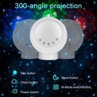 Kivotac Galaxy Projection Led Star Projector Nebula Rotatable Lamp With Time Setting Remote Control Adjustable Brightness Starr