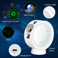 Kivotac Galaxy Projection Led Star Projector Nebula Rotatable Lamp With Time Setting Remote Control Adjustable Brightness Starr