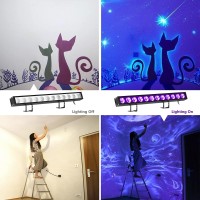 40W Led Black Light Bar Hway Black Lights For Glow Party Blacklight With Plug Each Light Up 484 Sqft Area Glow Light For Hallow