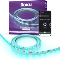 Roku Smart Led Light Strip 164Ft Color Options With Adjustable Brightness Temperature Peel Stick Wifi Smart Strip Ligh