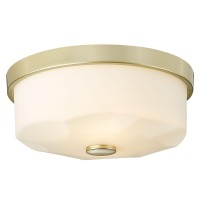 Luminzone Flush Mount Ceiling Light With Frosted Glass Shade 2Light Indoor Outdoor Farmhouse Lighting Flush Mount Lights For K