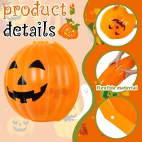 Retisee Halloween Pumpkin Post Light Cover Jack O Lantern Lamp Shade 20 D X 22 H Pumpkin Lamp Shade Plastic Pumpkin Light Sh