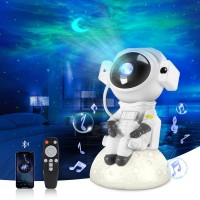 Ochomasun Upgraded Astronaut Galaxy Projector Star Projector Night Light With Music Remote Control And 360 Adjustable Nebula G