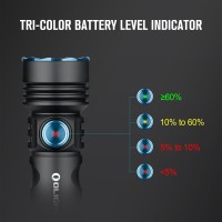 Olight Seeker 4 Rechargeable Bright Flashlights 3100 High Lumens Usbc Charging Flashlight 400 Meters Powerful Led Long Rage F