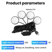 Specifications Material LED Color White Red Yellow Green Orange Size The front row cable is 558FT17m long and the rear row cable is 722FT22m long Interface USB Package Include 1 x Car Interior LED Lights Installation Tips Before installation please clean 